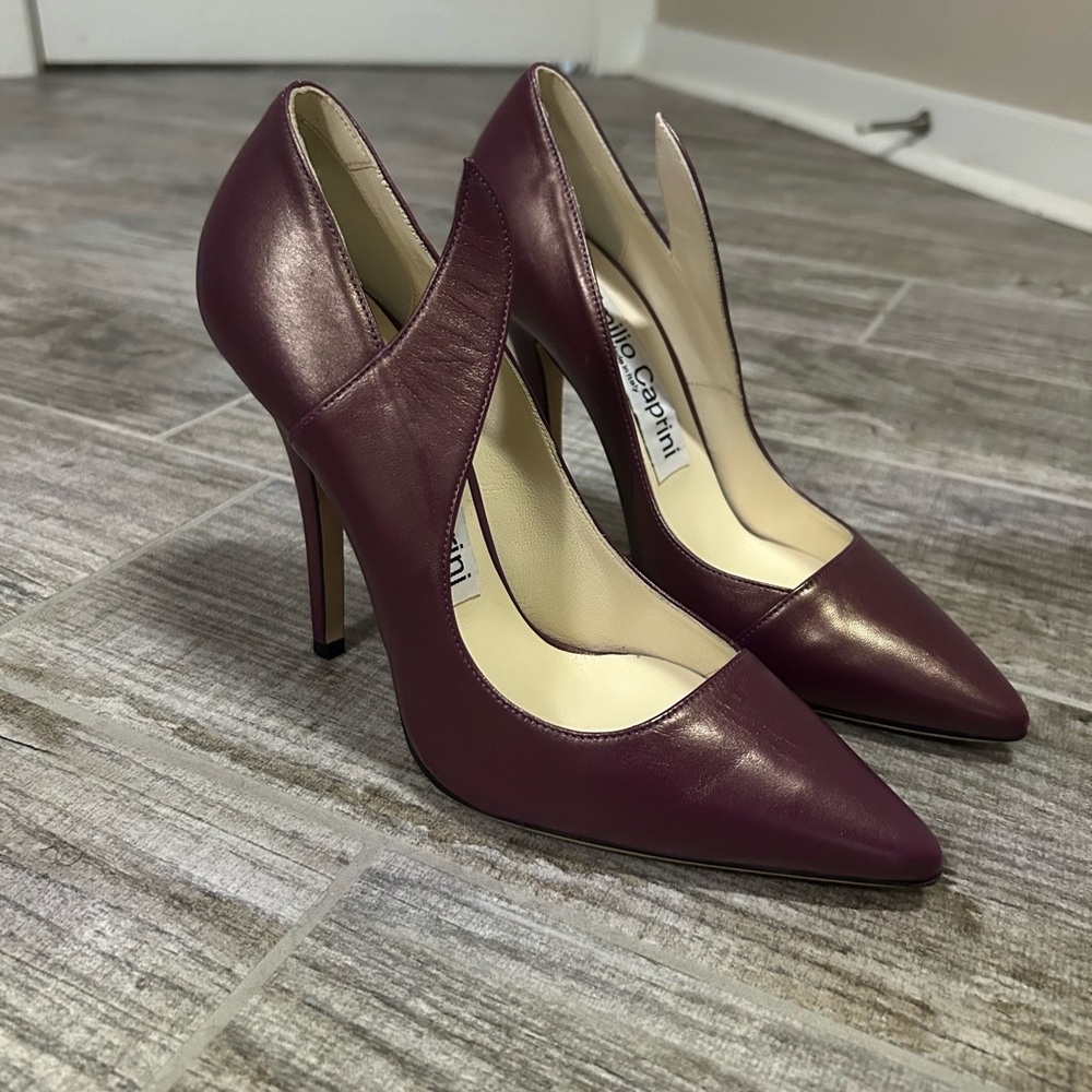 Italian Burgundy High Heel